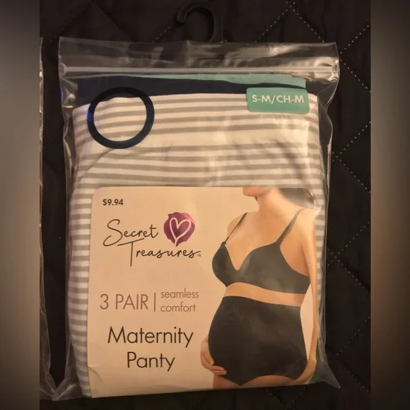 NWT Small/Medium Secret Treasures Seamless Maternity Panties - Picture 8 of 14